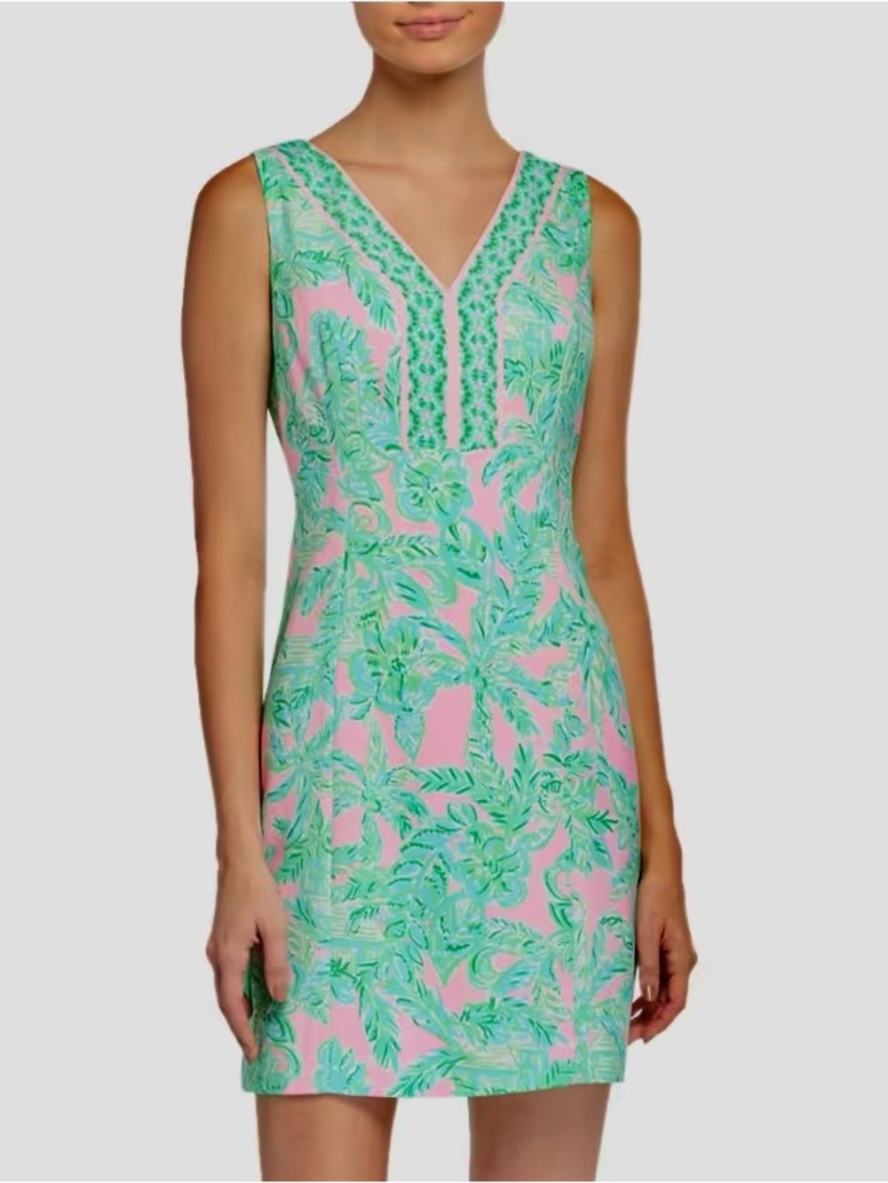 Lilly Pulitzer Vivian Printed Stretch Shift Dress size 10